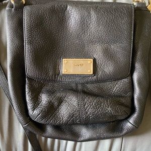DKNY Fold-over cross body / messenger bag